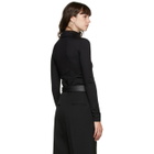 Jil Sander Black Half-Zip Sweater