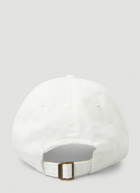 Embroidered Logo Cap in White