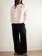 ATON - Garment-Dyed Cotton-Jersey Sweatshirt - Pink