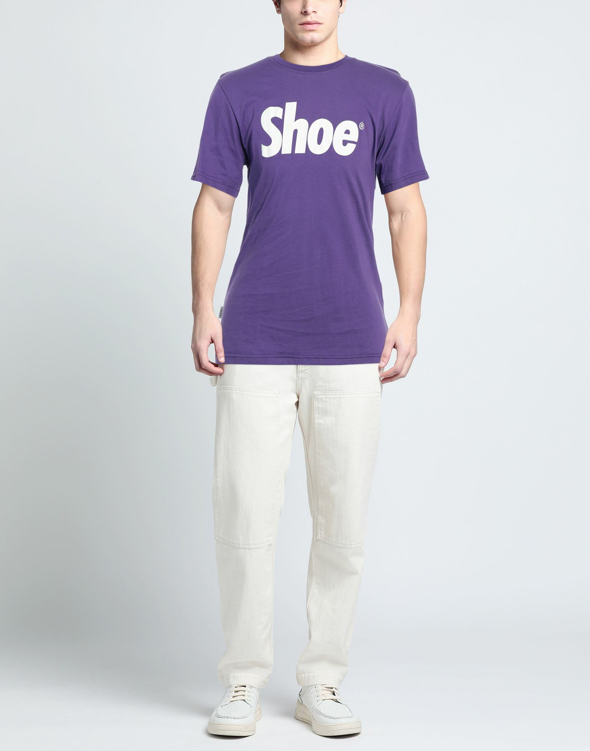 Shoe Mens T-shirt in Purple