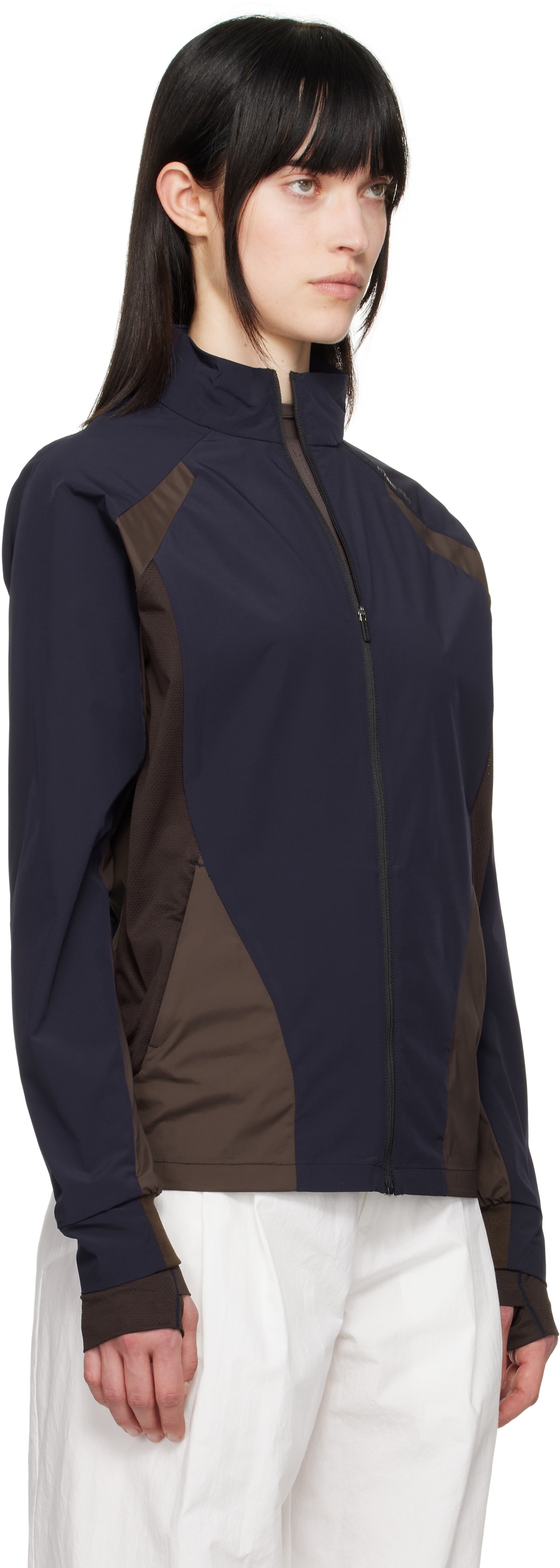 HYEIN SEO Navy Zip-Up Track Jacket