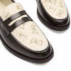 Duke + Dexter Men's Wilde Dollar Bills Penny Loafer in Black/White
