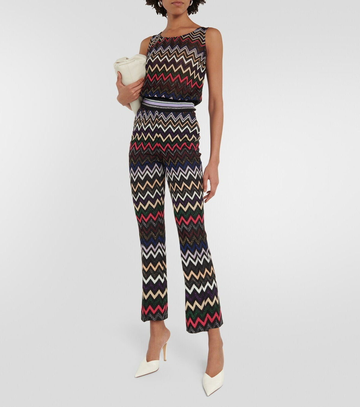 Missoni Zig-zag lamé top