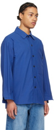 DOCUMENT Blue Button Shirt