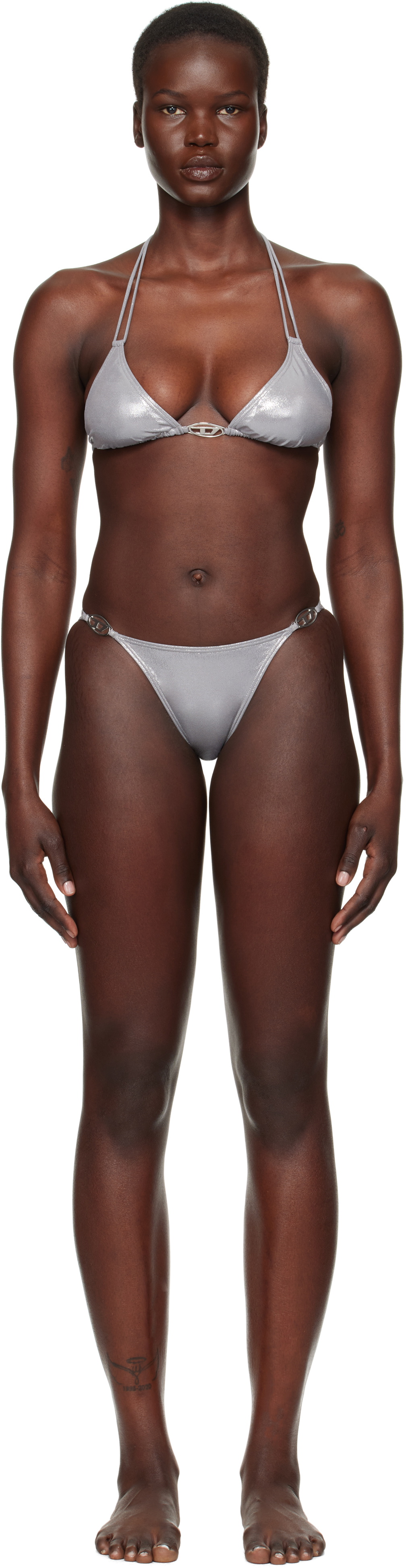 Diesel Silver Bfb-Sees-O & Bfpn-Irina-O Bikini Diesel