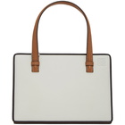 Loewe Grey and Tan Postal Bag