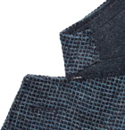 Richard James - Blue Micro-Checked Wool and Cashmere-Blend Blazer - Blue