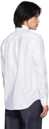 Maison Kitsuné White Dressed Fox Shirt