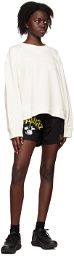 Raf Simons Black Printed Shorts