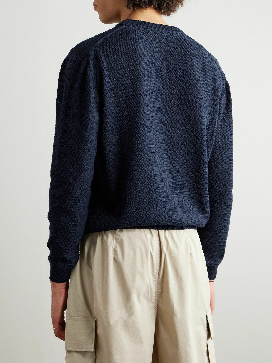 MILES LEON - Elio Organic Cotton Sweater - Blue