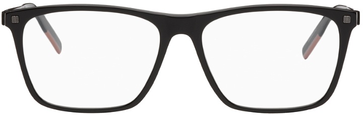 Photo: ZEGNA Black Thin Leggerissimo Glasses
