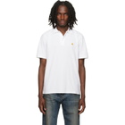 Carhartt Work In Progress White Chase Pique Polo
