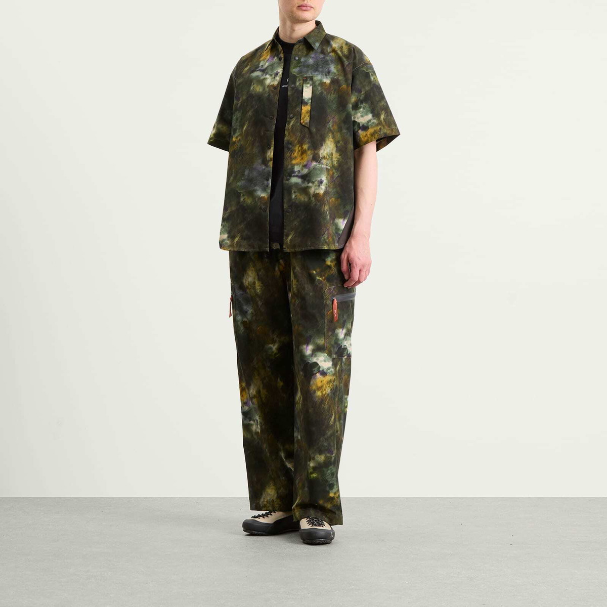 and wander Men's x ROA Printed Breathable Shirt in Camo