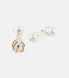 Erdem - Faux pearl drop earrings