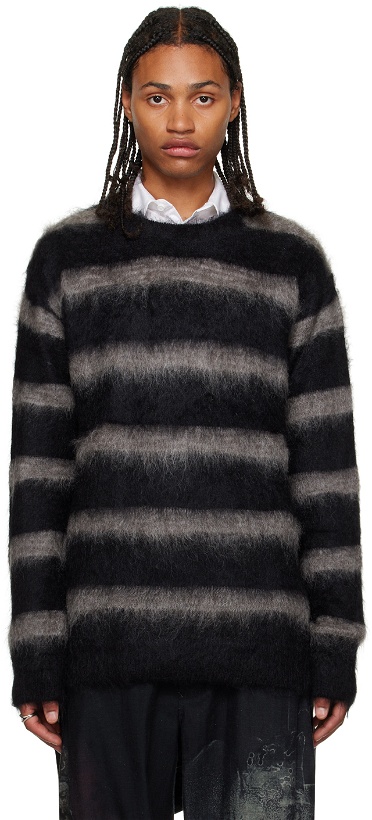 Photo: Yohji Yamamoto Black Striped Sweater