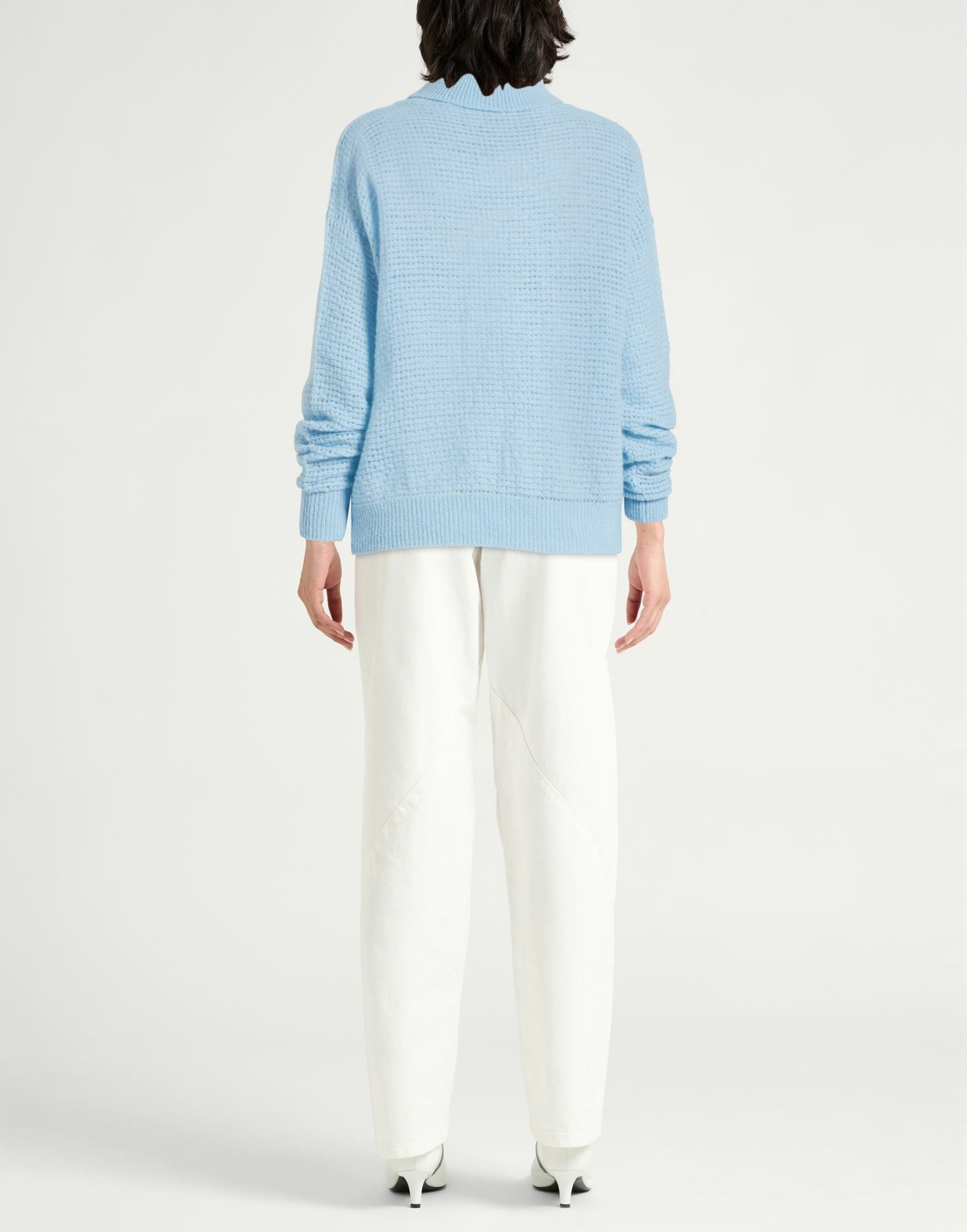 Peserico Womens Turtleneck Sky in Blue