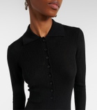 The Frankie Shop Solana wool, silk, and cashmere bodysuit