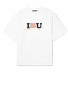 Acne Studios - Printed Cotton-Jersey T-Shirt - White