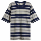 Bound Men's Nautico Stripe T-Shirt in Blue Stripe