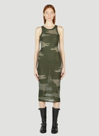 Durazzi Milano Knitted Intarsia Midi Dress