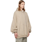 Rick Owens Beige Tower Hun Hoodie