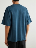 ATON - Aging Fresca Plate Cotton-Jersey T-Shirt - Blue