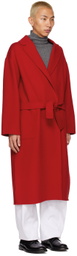 Max Mara Red Nina Coat
