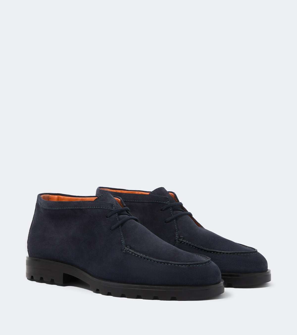 Santoni Rock Wallabee suede boots
