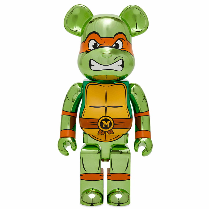 Photo: Medicom Be@rbrick Michelangelo Chrome Ver. 