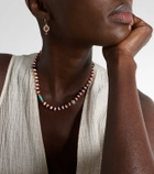 Ileana Makri Globetrotter beaded necklace with gemstones