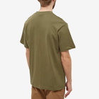 Butter Goods Men's Racing Logo T-Shirt in Army Green