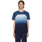 Blue Blue Japan Indigo Boshi Shibori Gradation T-Shirt