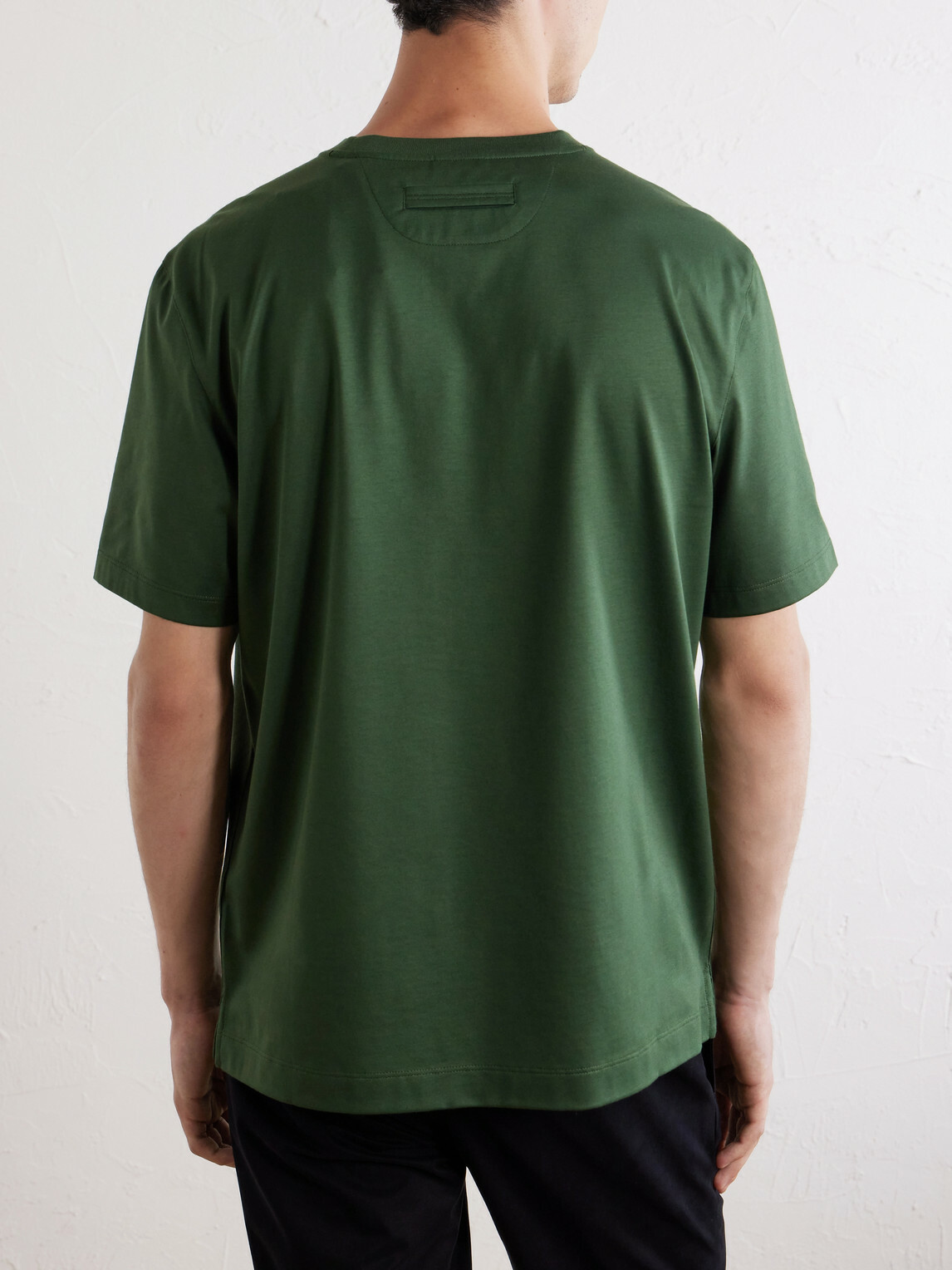Zegna - Cotton-Jersey T-Shirt - Green