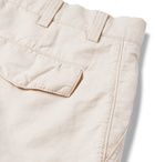 Brunello Cucinelli - Slim-Fit Linen and Cotton-Blend Shorts - Neutrals