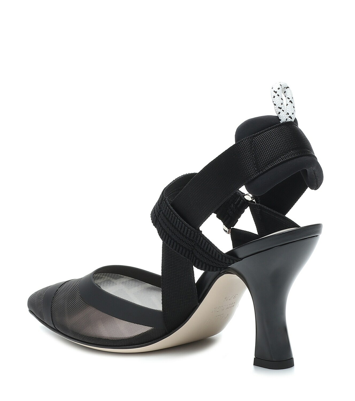 Fendi Colibrì mesh slingback pumps