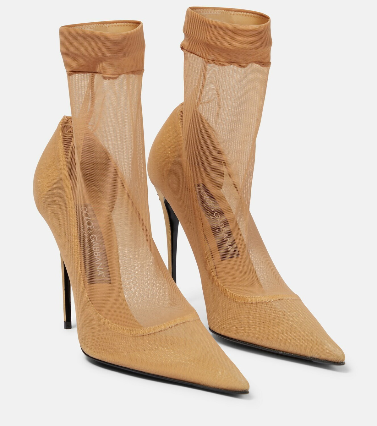 dolce and gabbana platform sock boots