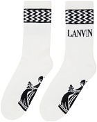 Lanvin White Mother & Child Socks