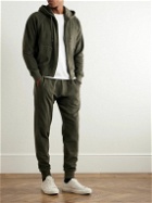 TOM FORD - Tapered Cotton-Terry Sweatpants - Green