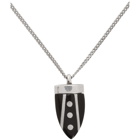 Isabel Marant Black and Silver Sautoir Long Necklace