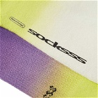 Socksss Tiger Tracks Gradient Socks in Yellow/Purple