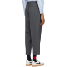 BEAMS PLUS Grey Tropical Wool Two-Pleats Trousers