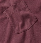 Camoshita - Brushed-Cotton T-Shirt - Men - Burgundy
