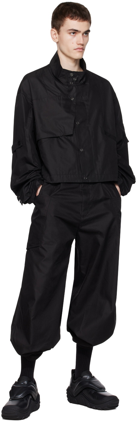 Kiko Kostadinov Black Meno Cargo Pants Kiko Kostadinov