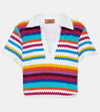 Missoni Mare Zig Zag cotton-blend crop top