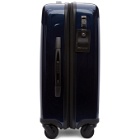 Tumi Navy International Expandable 4 Wheeled Carry-On Suitcase