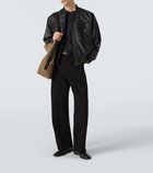 Lemaire Cotton and linen jersey T-shirt