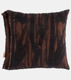 The House of Lyria Ciria embroidered cotton-blend cushion