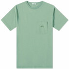 Bode Men's Pocket T-Shirt in Ivy
