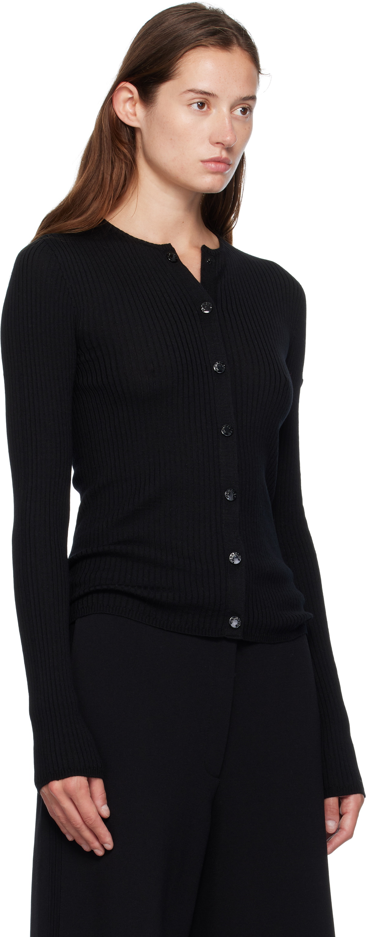 Moncler Genius Moncler x EE72 Black Wool Cardigan Moncler Genius