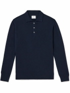 Kingsman - Wade Merino Wool and Cashmere-Blend Polo Shirt - Blue